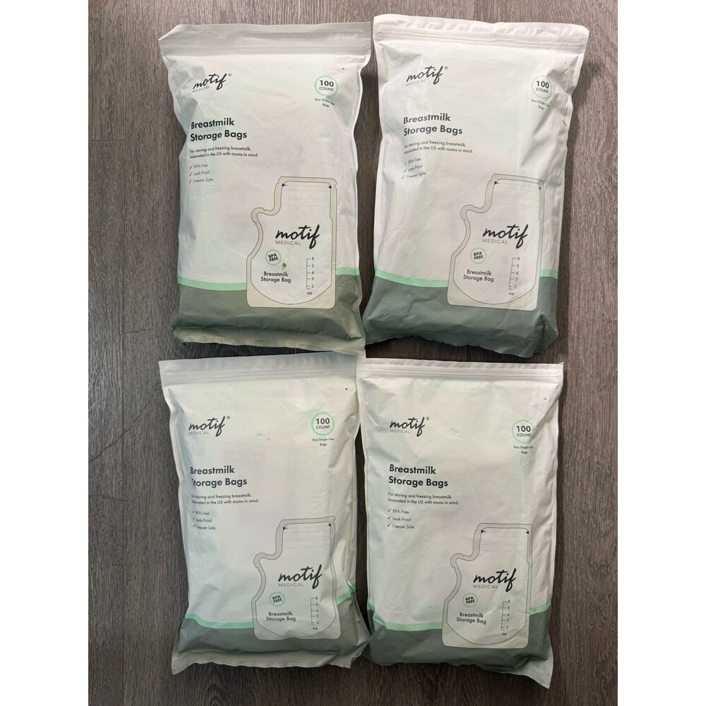 Maty’s Medical Breastmilk Storage Bags 400 Count 4 Packs BPA Free 6 oz